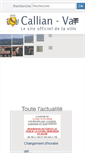 Mobile Screenshot of callian.fr